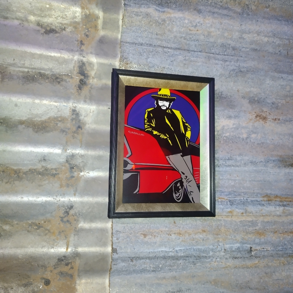 Hank Williams Jr Cadillac Cowboy Art Print